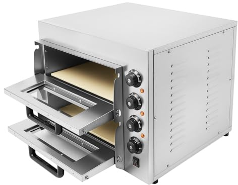 Forno per pizza a gas, 3000 W, forno per pizza da interno, forno elettrico per piano di lavoro, forno per pizza commerciale per pasticceria, carne alla griglia