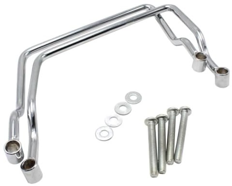 SHINEOFI Supporto per Borsa da Sella per Moto Set da 1 Paio Staffa di Montaggio Robusta per Borse Laterali Moto Accessori Motociclistici per Viaggi Sicuri e Fissaggio Stabile