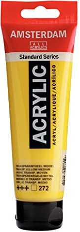 Amsterdam Standard Series Acrylic Tube 120 ml Transparent Yellow Medium 272 (17092722)