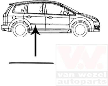 Van WEZEL Baguette décorative/de Protection, Porte 1863426