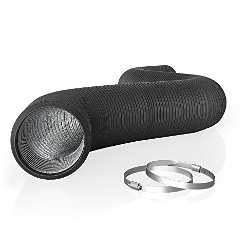 AC Infinity Flexible 4-Inch Aluminum Ducting, Heavy-Duty Four-Layer Protection, 25-Feet Long for Heating Cooling Ventilation and Exhaust