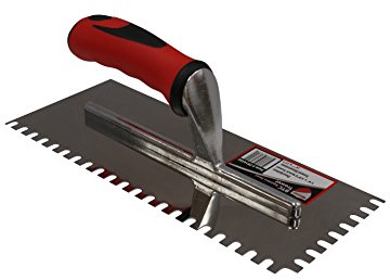 RTC Steel Notched Tile Trowel 1/4 x 1/2 U Notch