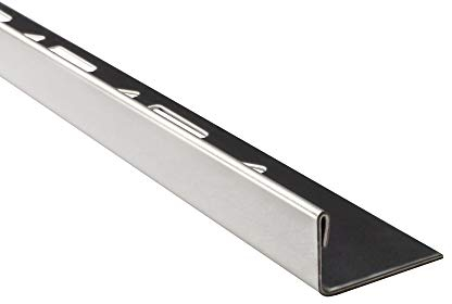 L-Profil Edelstahlschiene Fliesenprofil Fliesenschiene Edelstahl V2A L250cm 11mm glänzend