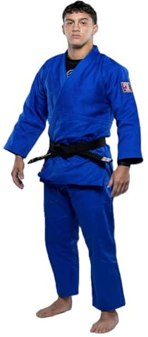 FUJI Euro Competition Judo Gi for Men and Women (Belt Not Included), Size 3.5