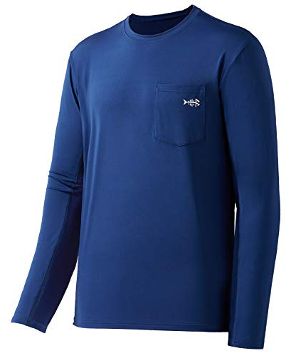 Bassdash Camiseta de Manga Larga para Hombre UPF 50+ Performance Protección Solar UV Pesca Senderismo Camisetas Deportivas
