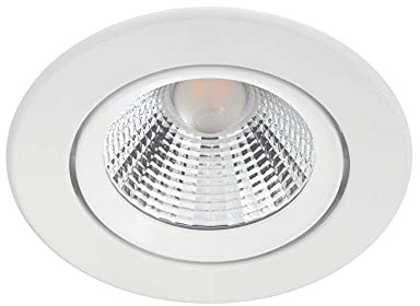 Philips LED Einbauspot Sparkle, weiß, 5,5W, dimmbar, warmweißes Licht (2.700K)