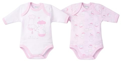 Ellepi Body Neonato Manica Lunga Invernale in Caldo Cotone Naturale | 2 Pezzi