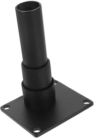 POPETPOP 1 Satz Basis für einen Hofzaun Gartenzaunständer Gartenzaunzubehör Pfostensockel aus Beton zäune fence gartenzaun ständer Zaunteile Halterung Base Fußstütze der Zaun Einrohr Eisen