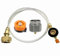 RoxNvm Gaskartuschen Adapter,Campingkocher Gas Adapter,LPG Adapter,Propan Nachfülladapter,Auslass Inflator Ventil Flachzylinder,Gaskartuschen Schraubventil,Campingkocher Zubehör