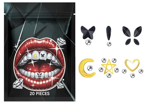 Cristales de piedras preciosas dentales, joyas dentales | Gemas de dientes de para niñas - Kit de piedras preciosas dentales para dientes, kit de joyería de, kit de inicio de
