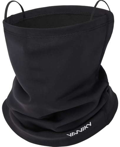 YANIKY Écharpe tour de cou multifonctionnelle coupe-vent écharpe tubulaire cache-cou pour homme protection du visage pour le ski écharpe thermique en polaire écharpe de cou pour le ski, le vélo, le