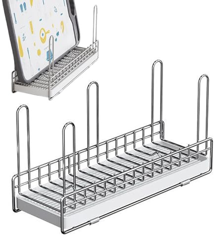 Estante de secado de vasos, soporte para biberones, organizador de acero inoxidable, escurridor de almacenamiento, vasos, vasos, gabinete de lavado para cocina