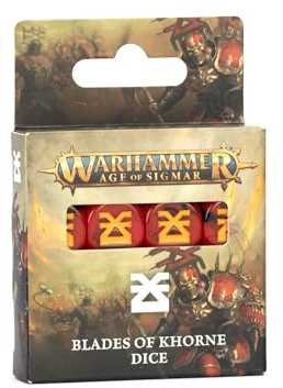 Games Workshop - Warhammer - Age of Sigmar - Blades of Khorne: Dice Set
