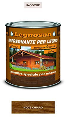Veleca LEGNOSAN Noce chiaro - ml. 750 IMPREGNANTE PER LEGNO ALL'ACQUA INODORE