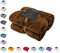 DecoKing Kuscheldecke 70x150 cm braun Decke Microfaser Tagesdecke Fleece weich sanft kuschelig Schoko Brown Chocolate Mic