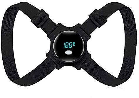 ZZBB Smart Posture Corrector Posture Corrector Intelligent Sensor Vibration Reminder Adjustable Brace Straightener Smart Correction Trainer Men Women Kids