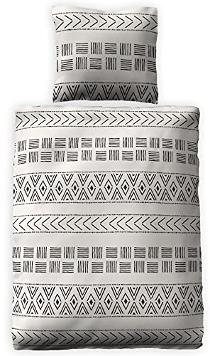 jilda-tex Bettwäsche 100% Bio Baumwolle Soho Made IN Green 135x200 cm