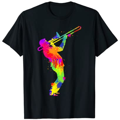 Posaune Posaunist Kinder Herren T-Shirt