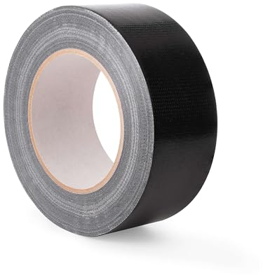 Dilltel-Astasch Panzertape, strapazierfähig, 48 mm x 50 m, hinterlässt keine Rückstände, geeignet für den Außeneinsatz und leicht abreißbar, Schwarz