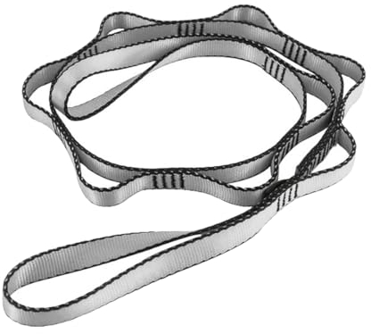 GNHG Yogagurt, benutzt für Yoga Bolster, Yogamatte Tragegurt,Yoga Rolle - für bessere Dehnung - für Anfänger und Fortgeschrittene (grau) 1 Stück