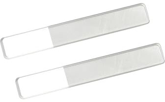 Didiseaon Limas Para Pulir Uñas Bloque De Lijado Herramienta De Manicura Pulidor Nano Mango Cuadrado Transparente