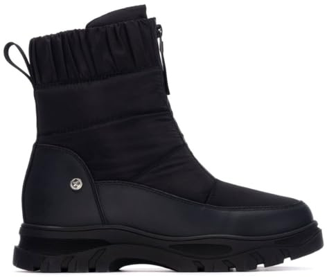 XTI - Botín Mujer Negro - Calzado Cómodo y Versátil - Moda casual - Modelo 14445002 (Talla 37)