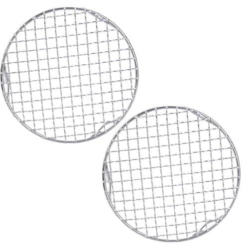 Grille de cuisson ronde en acier inoxydable 15 cm/18 cm/19 cm/20 cm Grille de cuisson antiadhésive pour la cuisson des biscuits, des gâteaux et du pain