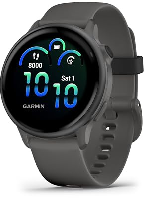 Garmin vívoactive 6 42mm (Amazon Exclusive) - Fitness-Smartwatch, 1,2-AMOLED-Touchdisplay, bis zu 11 Tage Akkulaufzeit, 80+ Sport-Apps, Trainingsoptionen, Gesundheitsfunktionen, Smart Notifications