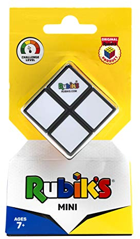 IDEAL | Rubik's 2x2 Cube: Twist, Turn, Learn | Brainteaser Puzzles | Ages 8+, Nylon/a
