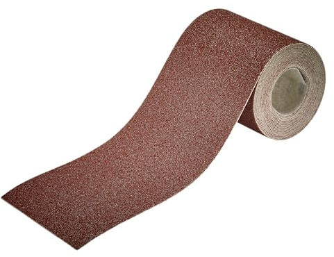 wolfcraft Rotolo di carta abrasiva velcrato per legno/metallo I 5810000