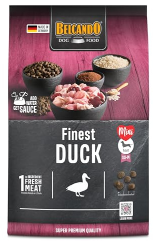 Belcando Finest Croc [4 kg] Alimento para Perros | Comida Seca para Perros pequeños y medianos | Alimento Completo para Perros Adultos a Partir de 1 año
