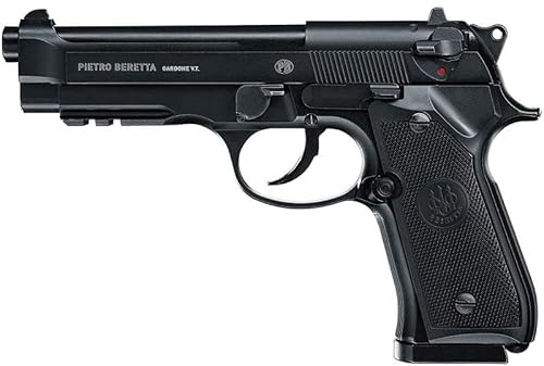 Conjunto Pistola perdigon M92 A1 C02 Blowback Metalica. + Funda Portabalines + balines + bombonas Co2. 23054/13275/29318