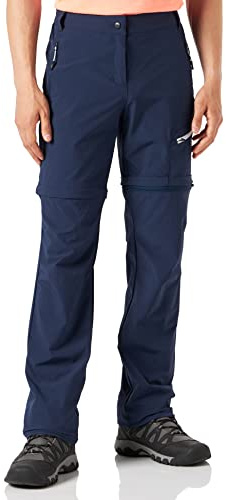 CMP -Pantaloni Zip off Elasticizzati da Donna, Blue, 50
