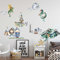 WANDKIND Ritter und Drache Wandtattoo Kinderzimmer V383 | handgezeichnet | AUFKLEBER Kindergarten | Babyzimmer Wandsticker Schloss Prinzessin Wanddeko (40 x 40 cm)
