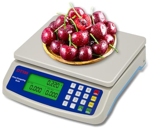 bilancia cucina professionale,grande 30kg con display LCD Funzione Tara bilancia contapezzi, Con 3 tipi di unità kg, oz, lb Bilancia cucina digitale per panifici Mense e cucine Bilancia pizza panifici