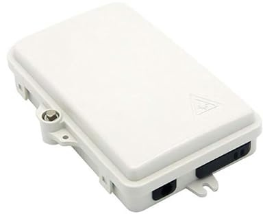 Mach Power Boîtier de Distribution Fibre Optique IP65 2 cœurs, 2 entrées, 8 Sorties, Prise en Charge d'un répartiteur PLC 1x8 (LE-FAT-02A1)