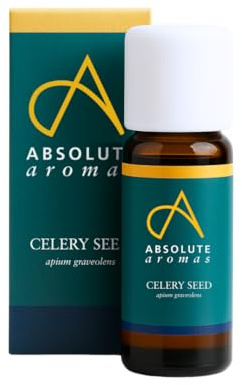Absolute Aromas Celery Seed 10ml Essential Oil - 100% Pure, Natural, Undiluted, Vegan and Cruelty-Free - for use in Diffusers and Aromatherapy Blends