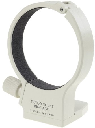 DSLRKIT Hochwertige Metall Stativschelle Tripod Mount Ring A (W) für Canon 70-200mm f/4L is USM