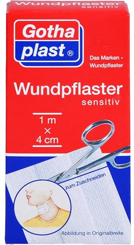 GOTHAPLAST Wundpfl.sensitiv 4 cmx1 m geschnitten 1 St
