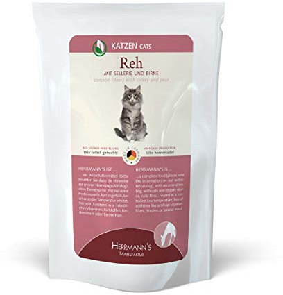 20 Stück (Beutel) Herrmanns Selection Reh mit Sellerie, Birne und Nachtkerzenöl 100g Beutel