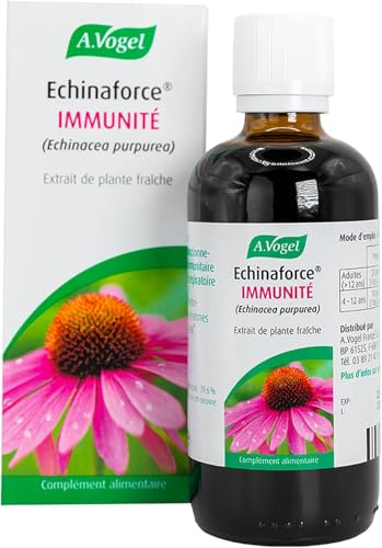 A.VOGEL - Echinaforce immunité – Complément alimentaire – Améliore la résistance de l’organisme - Extrait de plante d'Echinacea purpurea - solution buvable - 50ml