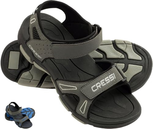 Cressi Sandali Sport Acquatici, Nero/Grigio, 42