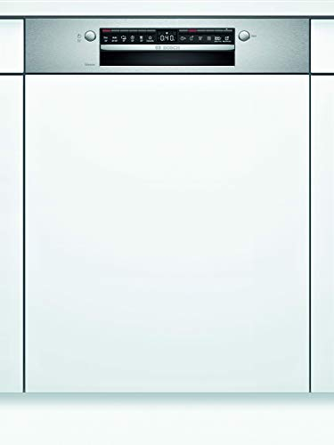 Bosch SMI4HVS31E Serie 4 Geschirrspüler Teilintegriert / E / 60 cm / Edelstahl / 94 kWh/100 Zyklen / 13 MGD / Silence / Extra Trocknen / VarioBesteckkorb / Home Connect