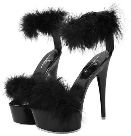 Holibanna Women High Heels Sandals Stylish Shoes Summer Fashion Platform Heeled Sandals Non-Slip Elegant Dressy Footwear