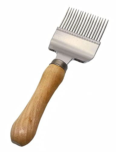 Anawakia Gerader Zinken Kamm Entdeckelungsgabel Nadel Messer Schaber Biene Bienenzucht Honig Werkzeuge