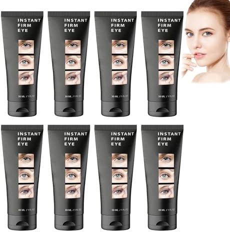 Crema istantanea per gli occhi, crema nutriente perioculare, siero di sollevamento della tensione oculare, rughe e linee sottili riducono la crema per gli occhi, riduce le borse sottocutanee (8 pezzi)