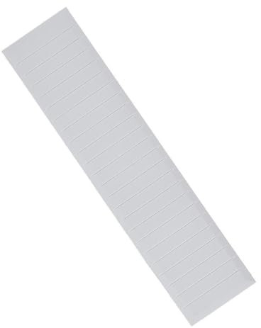 10 Stück Abdeckstreifen für Verteilerkasten - 12 Modulsteckplätze Blindabdeckung für Verteiler von F-Tronic, Hager, Hensel etc. - grau