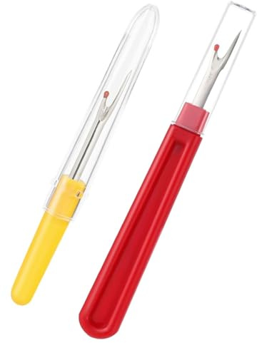 2 separatori per cuciture, portatili, accessori da cucito con custodia protettiva, comoda applicazione per cuciture, per cuciture di apertura e orli, ricamo a mano, punto croce.