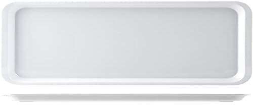 H&H – Vassoio con Bordo in Melamina, 40x20.2 cm, Resistente e Pratico, Ideale per Bar, Gastronomie e Settore Ho.Re.Ca
