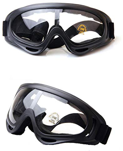 HONGCI 2 Pack Safety Glasses,Anti Fog and UV Protection Protective Clear Goggles,Safety Protection Glasses,Safety Goggles for Kids Nerf Gun Battles,Construction,DIY,Lab,Welding,Chemistry,Personal Use